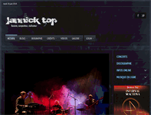 Tablet Screenshot of jannicktop.com